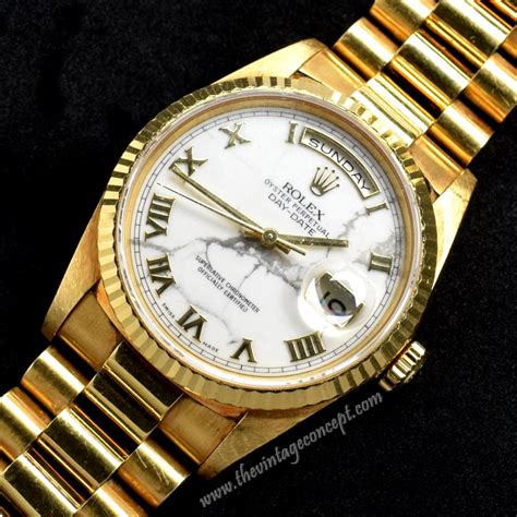 rolex day-date 18k white gold|Rolex Day-Date 18238.